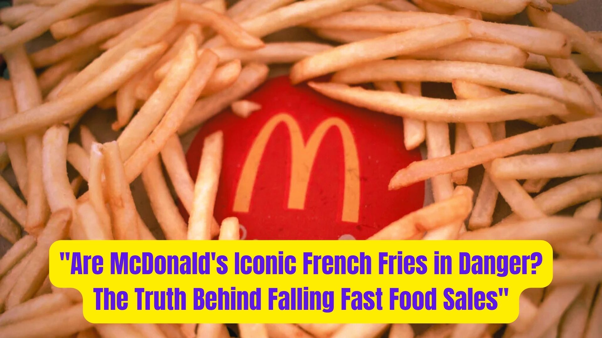 Are McDonalds Iconic French Fries in Danger The Truth Behind Falling Fast Food Sales