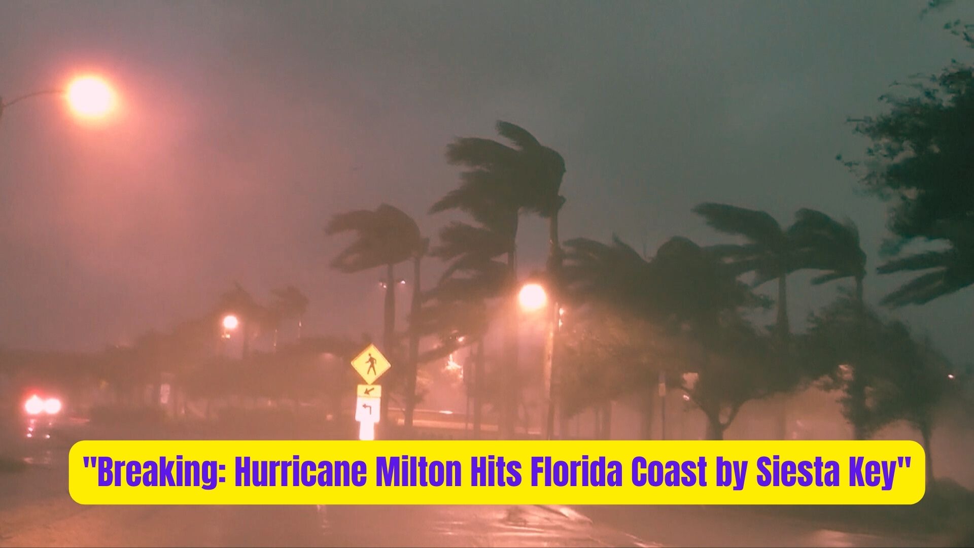 Breaking Hurricane Milton Hits Florida Coast by Siesta Key 1