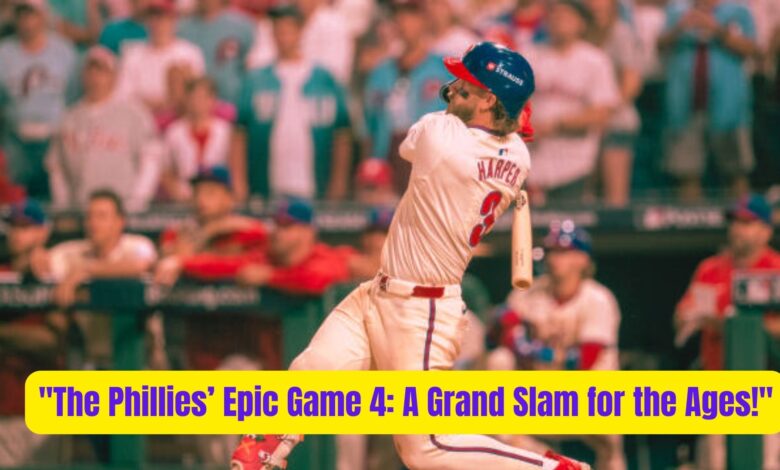 "The Phillies’ Epic Game 4: A Grand Slam for the Ages!" 1 The Phillies Epic Game 4 A Grand Slam for the Ages