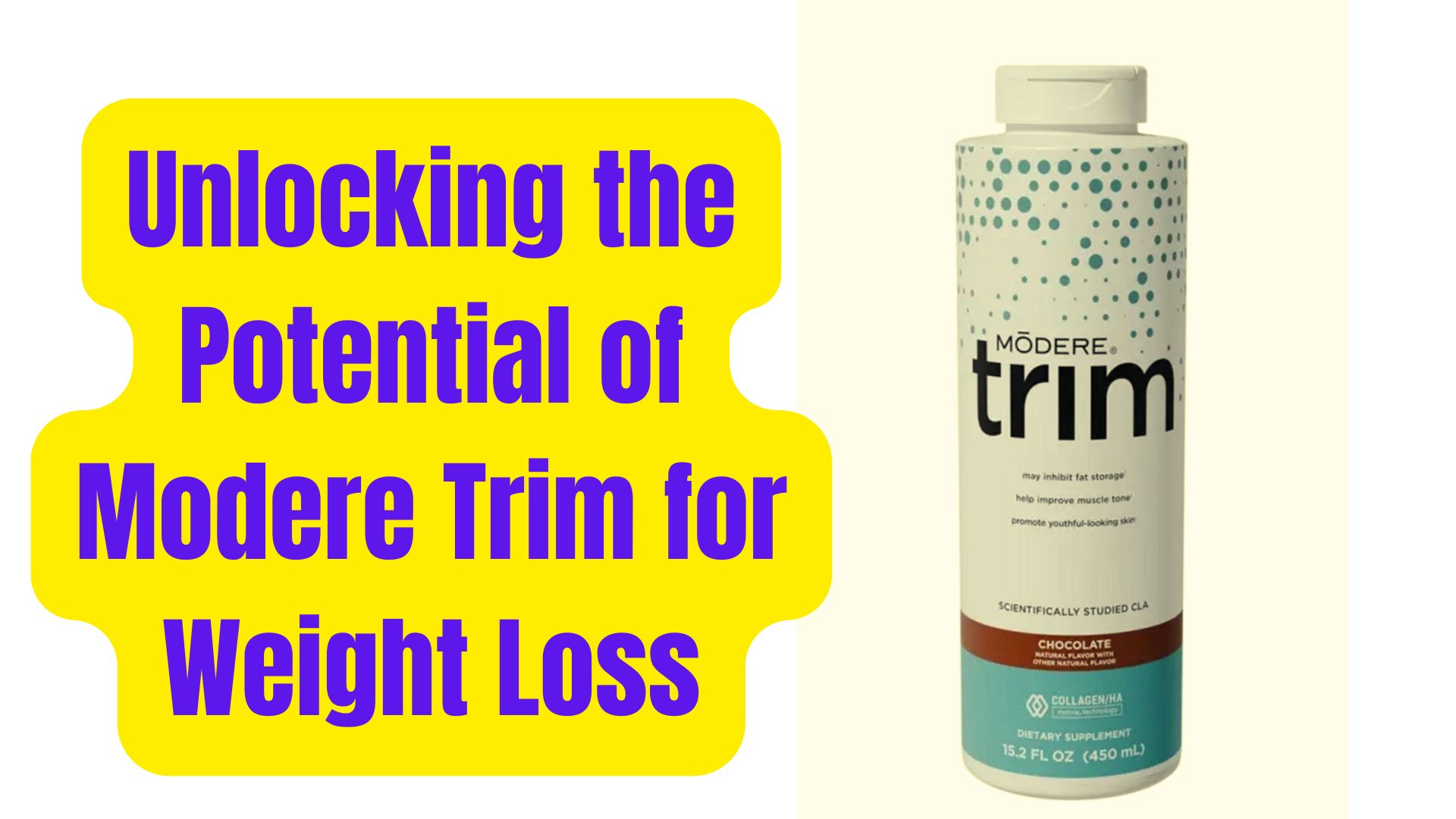 Unlocking the Potential of Modere Trim for Weight Loss