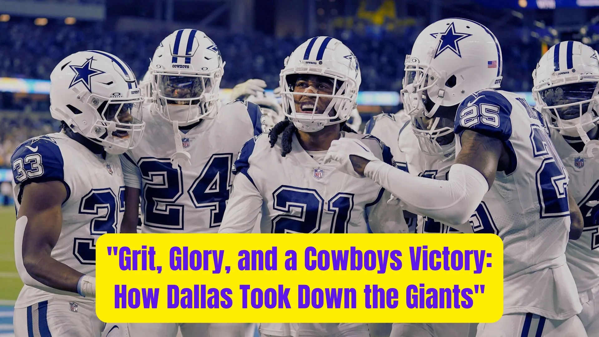 "Grit, Glory, and a Cowboys Victory: How Dallas Took Down the Giants" 2 Grit Glory and a Cowboys Victory How Dallas Took Down the Giants