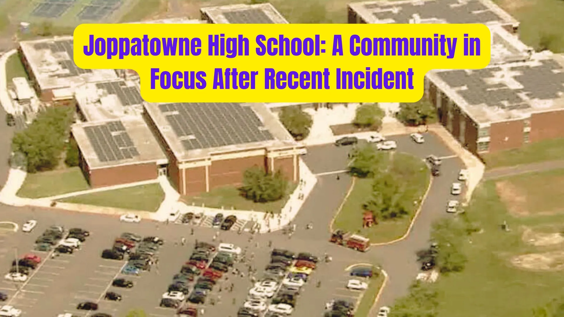 Joppatowne High School: A Community in Focus After Recent Incident 1 Joppatowne High School A Community in Focus After Recent Incident