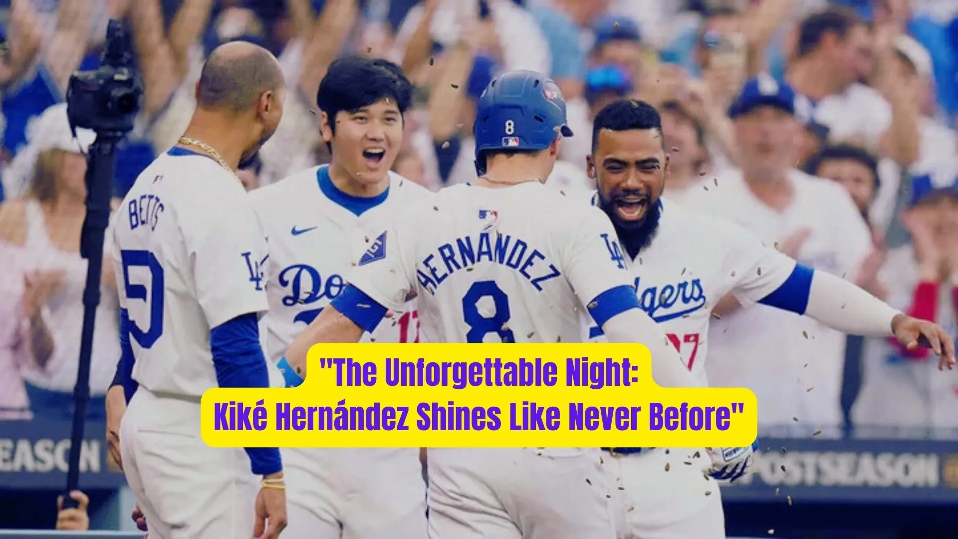 "The Unforgettable Night: Kiké Hernández Shines Like Never Before" 2 The Unforgettable Night Kike Hernandez Shines Like Never Before