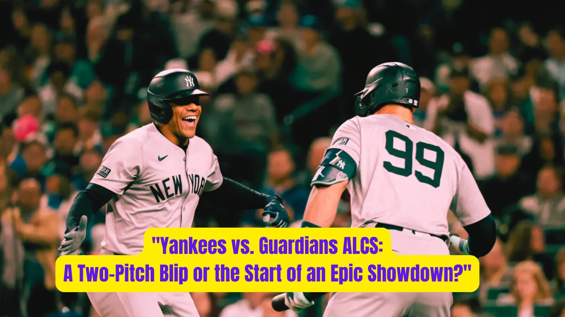"Yankees vs. Guardians ALCS: A Two-Pitch Blip or the Start of an Epic Showdown?" 2 Yankees vs. Guardians ALCS A Two Pitch Blip or the Start of an Epic Showdown